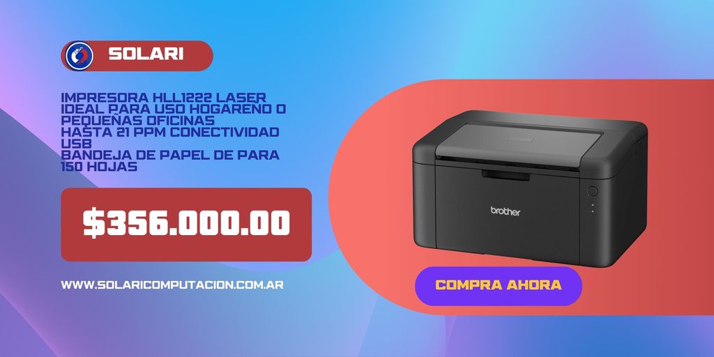 Impresora Brother HL-L1222